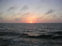 Sunrise over Baja, 7/25/05